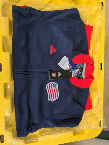 Adidas New England Revolution Full Zip Track Jacket NWT Size Medium MLS Cover