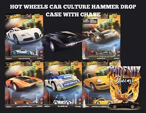 HOT WHEELS CAR CULTURE 2025 HAMMER DROP Sealed Case of 10 **GUARANTEED CHASE** - Picture 1 of 1