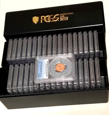 1982-S to 2024-S Proof Lincoln Cents Collection -PCGS PR69 RD DCAM- 46 Coins. - Image 1 of 4