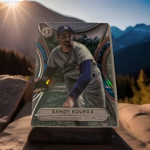 2025 Topps Tribute Baseball-Sandy Koufax Base #41 Los Angeles Dodgers - Foto 1 di 6