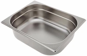 Padella Gastronorm in acciaio inox 1/2 contenitore per alimenti profondo 65 mm - Foto 1 di 2