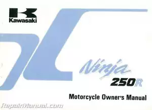1986 Kawasaki EX250-E1 Ninja Motorcycle Owners Manual : 99920-1342-01 - Bild 1 von 1