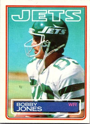 1983 Topps Football #344 Bobby Jones New York Jets  - Image 1 of 2