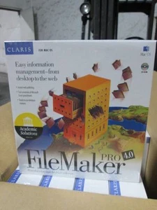 Claris FileMaker 4.0 Pro PC MAC CD Software Brand New Powerful Data Management! - Picture 1 of 4