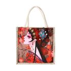 Peking Opera Printed Casual Zipper Lunch Women Canvas Handbag Tote Bag Shopping