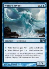 4x Water Servant MTG Magic 2014 (M14) NM Magic Regular