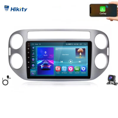 Carplay 64G Android 15 Autoradio +Kam für VW Tiguan 5N Golf Plus BT GPS Navi RDS - Bild 1 von 4