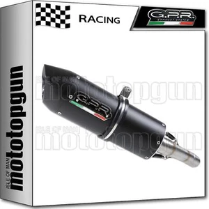 GPR TUBO DE ESCAPE COMPLETO RACE FURORE NEGRO KYMCO K-XCT 125 IE 2012 12 2013 13 - Imagen 1 de 2