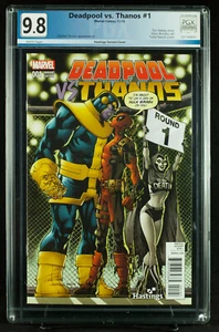 DEADPOOL vs. THANOS #1 Hastings Variant (2015 Marvel) PGX 9.8 NM/MT Near Mint!! - Picture 1 of 3