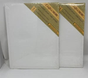 Crafter's Square - 100 % gedehnte natürliche Baumwolle Canvas - 8"x10" - 2er Set - Bild 1 von 2