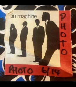 TIN MACHINE - DAVID BOWIE - TIN MACHINE TOUR ‘89 - AT THE WORLD - JUN 14, 1989 - Picture 1 of 3