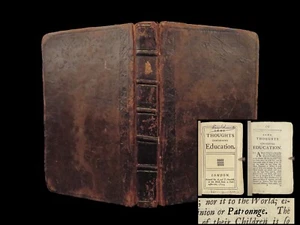 1693 TRUE 1ed John LOCKE Concerning Education GOBLINS Boogeyman Bloody Bones - Picture 1 of 24