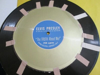 Elvis Presley "The Truth About Me" on Rainbo Records from 1956 FLEXI 78 - Image 1 of 2