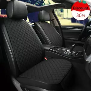 Funda protectora universal para asiento de coche de lino delantero trasero trasero lino cojín de verano - Imagen 1 de 49
