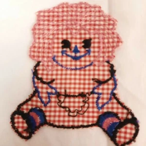 Vintage Raggedy Ann Gingham Patch - Bild 1 von 2