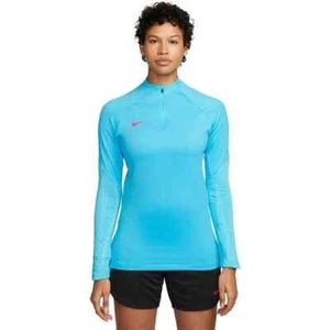 Nike Sweatshirt Women's Large Baltic Blue Quarter Zip Strike Drill Size L New - Picture 1 of 7