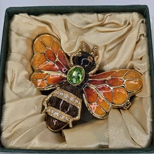 Abteilung 56- Schmuckkästchen Schmetterling Motte Biene selten Rarität Schmuckstück - Bild 1 von 13