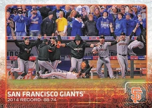 2015 Topps #460 San Francisco Giants - Bild 1 von 2