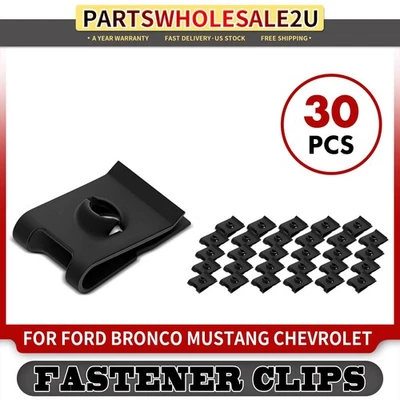 Tuerca en U de fosfato 30 piezas #8 tamaño de tornillo para Ford Chevrolet Dodge Plymouth Chrysler Foto 1 de 4