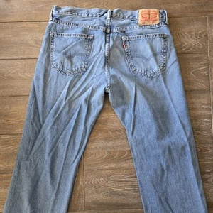 Levi's 559 Faded Medium Light Blue Jeans 36x32 Relaxed Fit Straight Leg - Picture 1 of 7