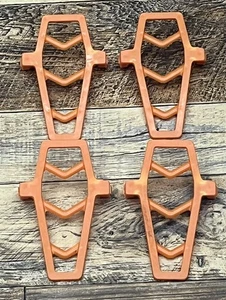 Hot Wheels Criss Cross Crash Replacement Set of Orange Track Crash Guard Parts - Picture 1 of 3