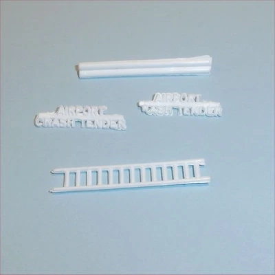 Matchbox Lesney 63b Alvis Foamite Airport Crash Tender Truck Signs Set - image 1 of 4