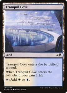 MTG Magic NEO Kamigawa Neon Dynasty - 1x EN NM 280 C Tranquil Cove - Picture 1 of 1
