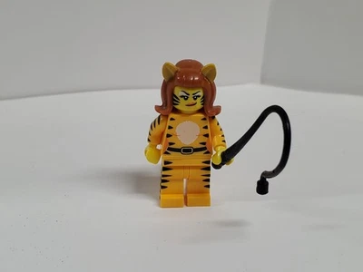 乐高老虎女迷你人偶收藏品系列 14 CMF 完整尾鞭 — 第 1/4 张图片