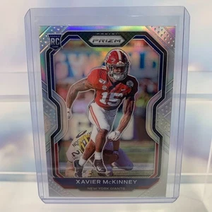 2020 Panini Prizm Football Xavier McKinney RC Silver Prizm #349 - Picture 1 of 2