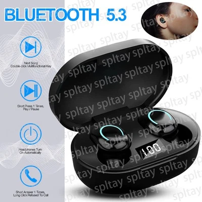 Bluetooth 5.3 Kopfhörer In-Ear Kabellose Sport Headset Mit Mic Ohrhörer Ladebox - Bild 1 von 4