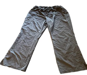 /Women’s Medical Dickies Tie Grey Scrubs Size 2x Style 82011 Polyester Spandex - Picture 1 of 8