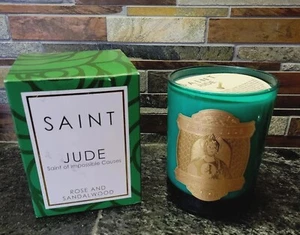 SAINT JUDE CANDLE New in box ROSE & SANDLEWOOD - Picture 1 of 5
