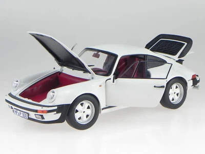 Porsche 911 Turbo 3.3 1977 blanco coche en miniatura 187547 Norev 1:18 - Imagen 1 de 4