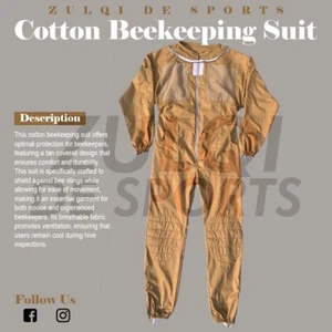Swienty Beekeeper Suit – Cotton Half Ventilated Beekeeping Protection Gear - Picture 1 of 4