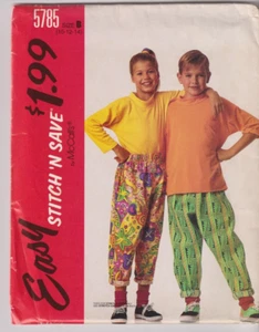 5785 McCALLS - HOSE & TOP für Strick - Kinder UNISEX Gr. 10/12/14 - Bild 1 von 2