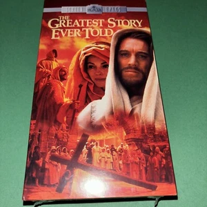 THE GREATEST STORY EVER TOLD Movie Religious VHS 2 Tape box set Sealed Religion - Picture 1 of 4