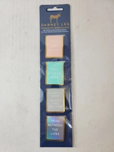 Dabney Lee Set of 4 Bookmarks With Magnets Sayings.. New - Foto 1 di 9