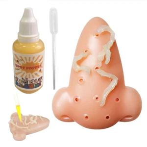 Pimple Popping Toy, Pimple Popper Toy Funny Nose Stress Relief Pimple Popping - Picture 1 of 11