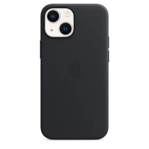 Véritable / Officiel Apple IPHONE 13 Mini Cuir Magsafe Étui Minuit (Noir) - Photo 1 sur 10