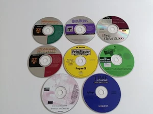 Collection of 8 Different Various VIntage CD Rom's Windows 95 - Picture 1 of 6