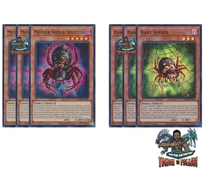 Yugioh! 3x Bebé Araña Madre Araña Divisor BLMR Ultra Raro 1a Edición Casi Nuevo - Imagen 1 de 1