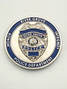 Moneta F61 River Grove Dipartimento di Polizia Illinois State Challenge - Foto 1 di 2