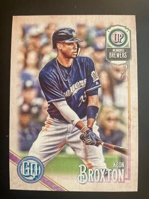 2018 Topps Gypsy Queen #279 Brewers Keon Broxton Baseball Card - Image 1 of 2