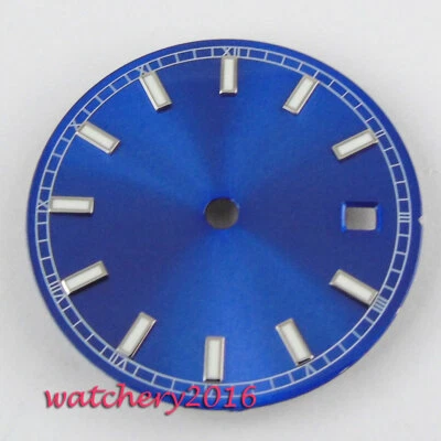 29mm Blue Watch sterile Dial fit 2836 2824 2813 3804 Miyota 82 Series movement - Image 1 of 2