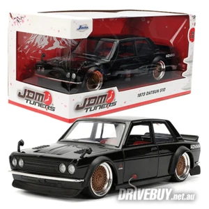 Jada JDM Tuners 1973 Datsun 510 Advan in Black 1/24 - Picture 1 of 1
