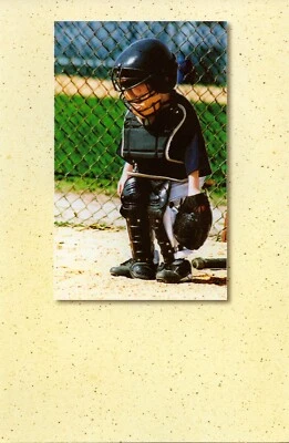 FUNNY MISS YOU Baseball Boy Card by American Greetings, "off my game" + Envelope - Image 1 of 4