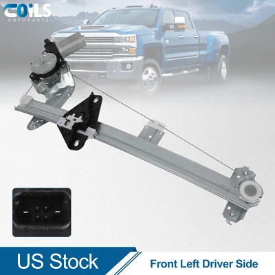 Power Window Regulator For Honda Fit Front Left w/ Motor 2009 2010 2011-2014 - Image 1 of 4