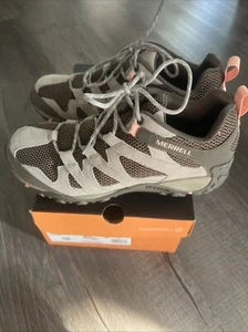 New WOMEN'S Sz 11 MERRELL J033034 ALVERSTONE ALUMINUM LOW HIKING SHOE Reg $120 - Picture 1 of 6