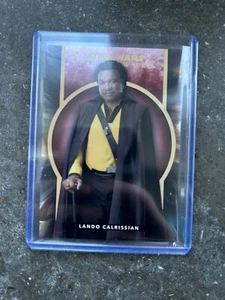 Star Wars Topps Masterwork 2022 Lando Calrissian Red Parallel #20 Numbered 3/25 - Picture 1 of 2