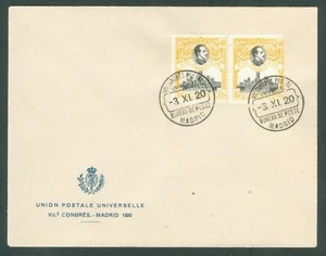 ESPAÑA 1920 - VII CONGRESO U.P.U.- EDIFIL 301 - MATASELLOS TIPO "A" - Imagen 1 de 2